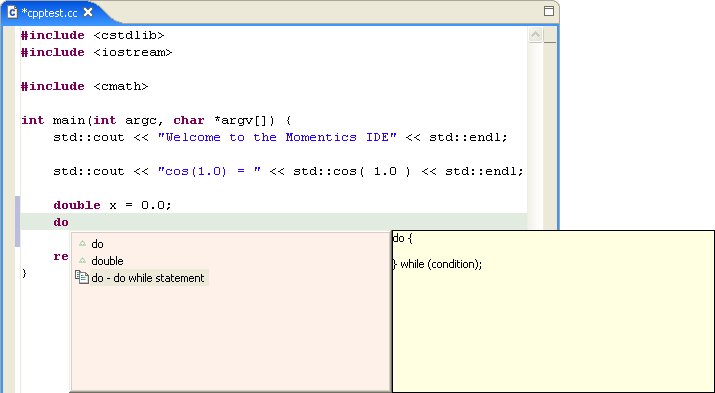 C/C++&nbsp;editor; Code Templates; using